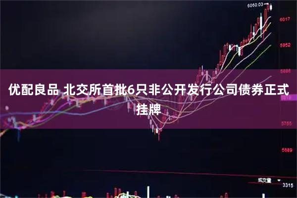 优配良品 北交所首批6只非公开发行公司债券正式挂牌
